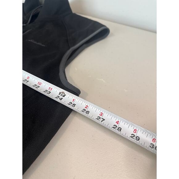 Eddie Bauer Men’s Outpace Flex Fleece Vest TXL Black Front Zip - Picture 7 of 8